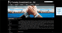 Desktop Screenshot of foreskyinvestment.com
